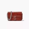 The Croc-Embossed Mini Shoulder Bag Marc Jacobs