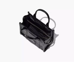 Croc-Embossed Mini Tote Bag Marc Jacobs -Mode Sacs Magasin 196611021388d2