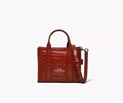 Croc-Embossed Mini Tote Bag Marc Jacobs -Mode Sacs Magasin 196611021401