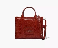 Croc-Embossed Medium Tote Bag Marc Jacobs