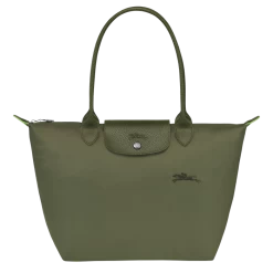 Sac Porté épaule Longchamp (M) Le Pliage Green