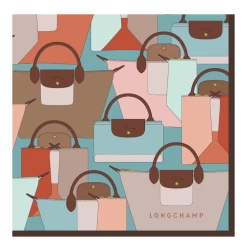 Foulard Naturel Longchamp -Mode Sacs Magasin 3597922102556d1