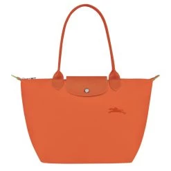 Sac Porté épaule Longchamp (M) Le Pliage Green -Mode Sacs Magasin 3597922259434