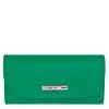 Portefeuille Cuir Longchamp Roseau