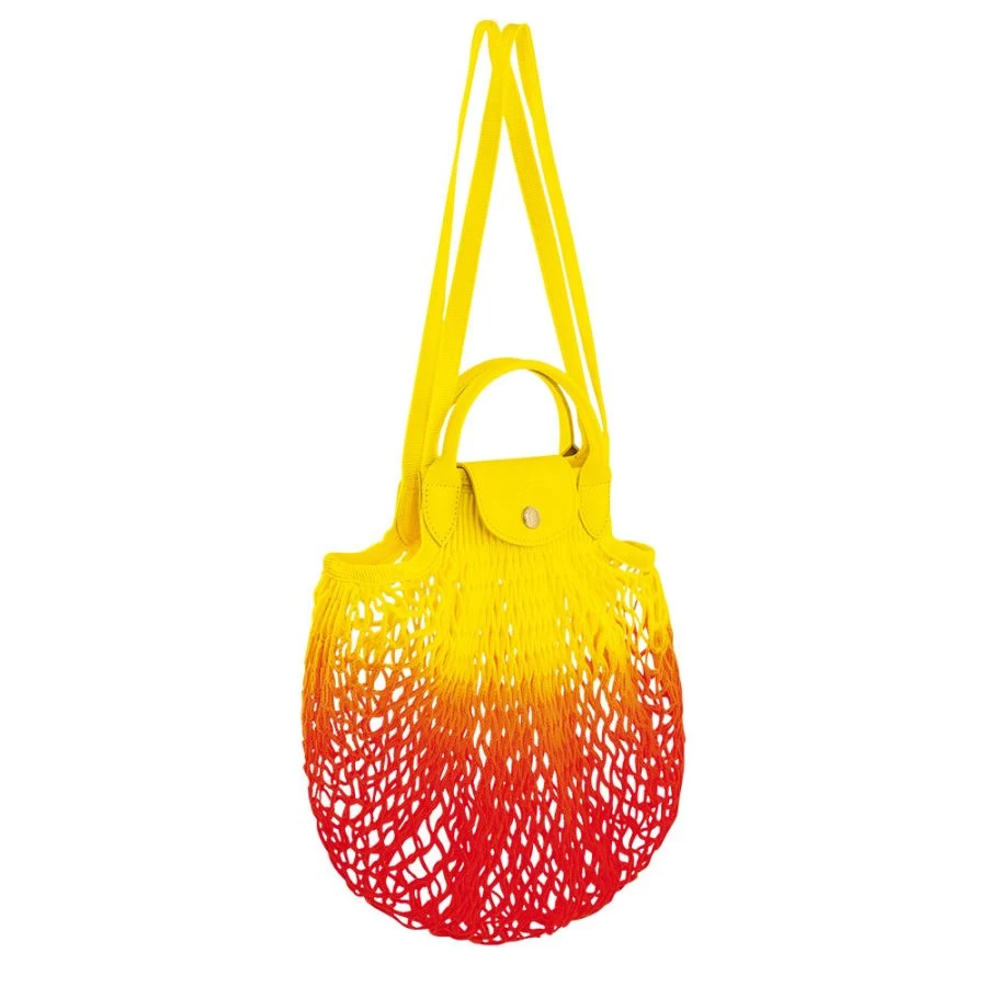 Sac Porté Main Longchamp Le Pliage Filet Multicolore 5 Sac Porté Main Longchamp Le Pliage Filet Multicolore – Image 3