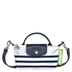 Pochette Longchamp Le Pliage Collection Marinière
