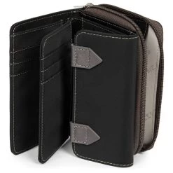 Portefeuille Toile Et Cuir Lancaster Basic -Mode Sacs Magasin 3605820735582d2