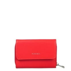 Portefeuille Cuir Fuchsia