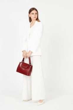 Sac Porté Main Lancaster Suave Ace -Mode Sacs Magasin 433 29 carmin2