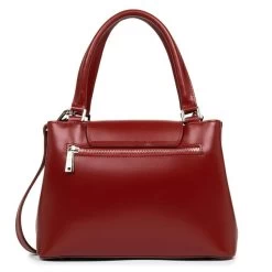 Sac Porté Main Lancaster Suave Ace -Mode Sacs Magasin 433 29 carmin3