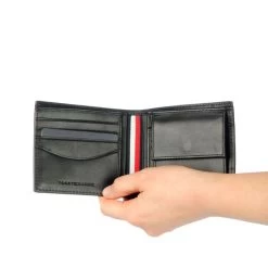 Portefeuille Cuir Hilfiger Business -Mode Sacs Magasin 8720116103106d5