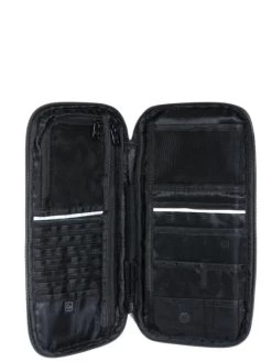 Porte-papiers Toile Design Go Travel Money Belt And Wallet -Mode Sacs Magasin dsg674d2 noirdegomobe