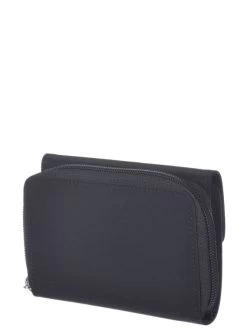 Portefeuille Toile Et Cuir Lancaster Basic -Mode Sacs Magasin la110 26d1basicnoirlan