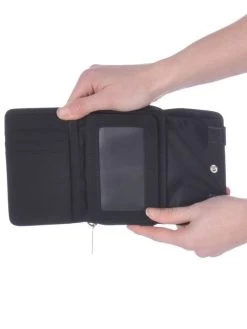 Portefeuille Toile Et Cuir Lancaster Basic -Mode Sacs Magasin la110 26d5basicnoirlan