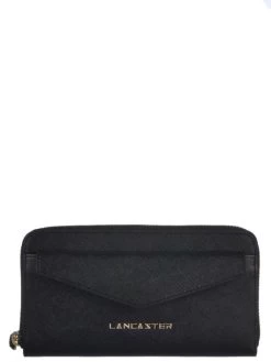 Portefeuille Cuir Lancaster Saffiano Signature