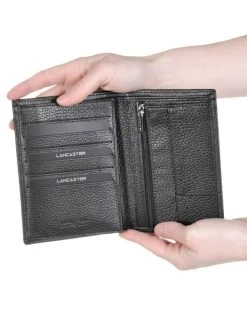 Portefeuille Cuir Lancaster Gentlemen -Mode Sacs Magasin la1703d5 lagentl1noir