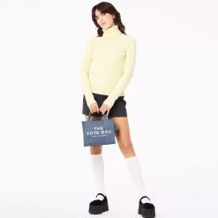 The Mini Tote Bag Marc Jacobs -Mode Sacs Magasin m0016493 blued3