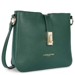 Sac Bandoulière Lancaster Foulonné Milano -Mode Sacs Magasin vert1 1